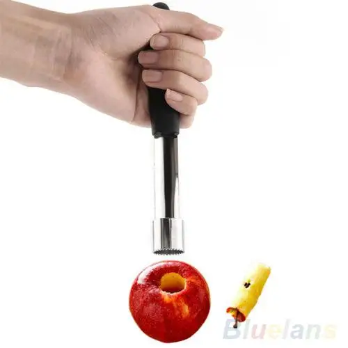 1Pc Useful Random Color Stainless Steel Core Seed Remover Fruit Apple Pear Corer Easy Twist Kitchen Tool Convenient to Use | Дом и сад