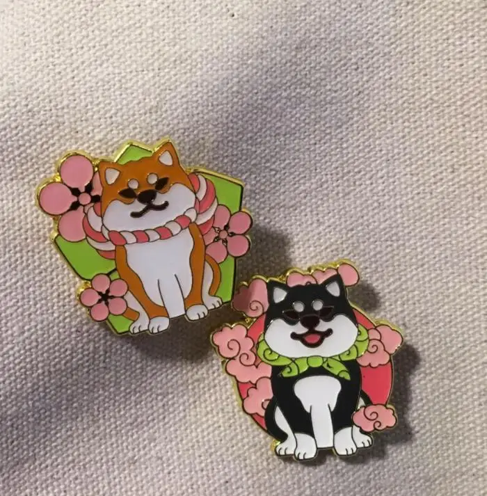 Shiba Inu Doge брелок с логотипом металлический 3d подвеской коллекционные украшения