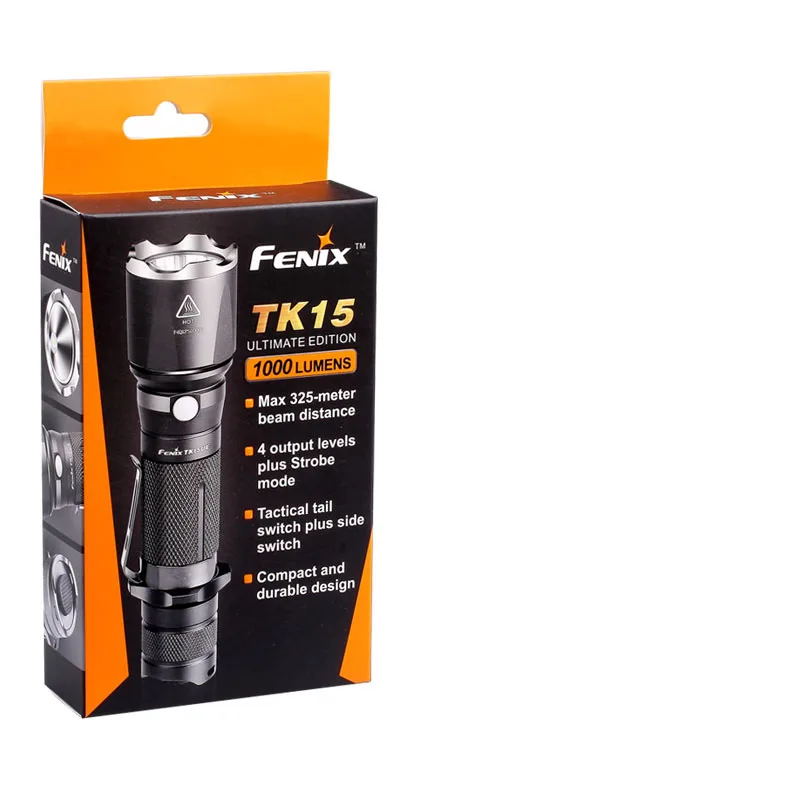 2018 Fenix TK15UE TK15 UE Ultimate Edition CREE XP-L HI V3 светодиодный тактический фонарик | Лампы и