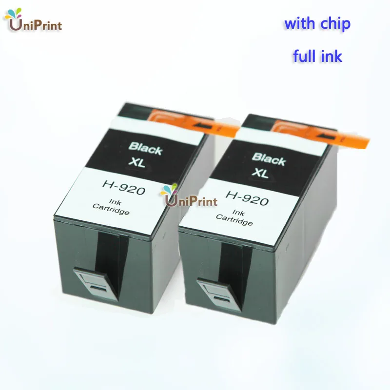Бренд UP 2pk 920XL черный совместимый чернильный картридж для HP OfficeJet 6000 6500 6500a 7000 7500a