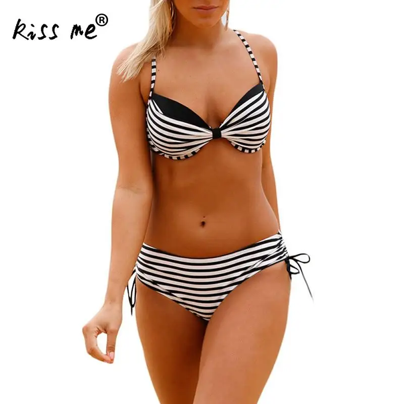2017 сексуальные Полосатые бразильские бикини женские купальные костюмы