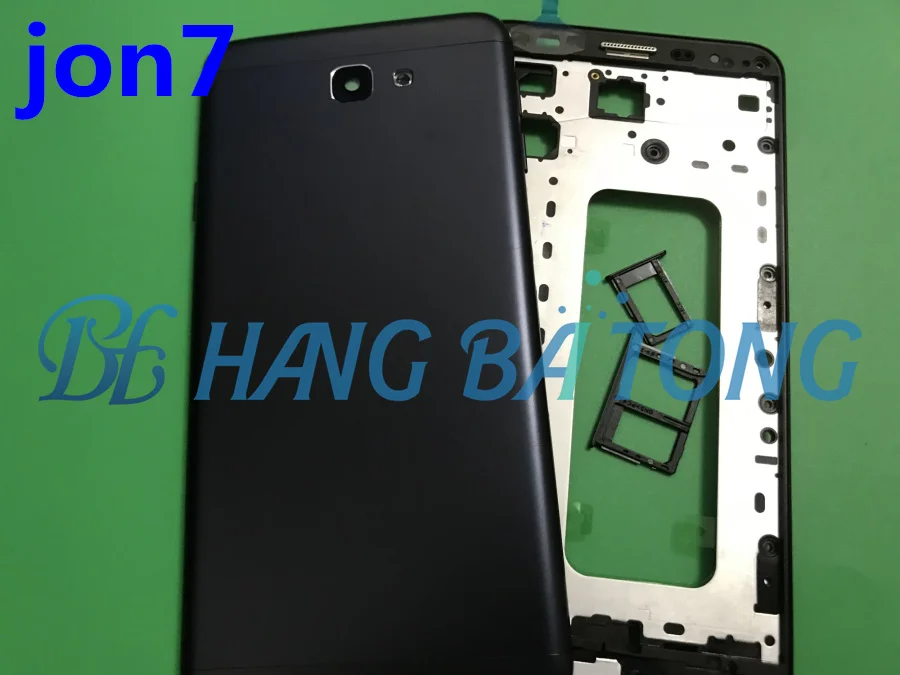 Полный корпус для Samsung J7 Prime G610 G610F G610DS Передняя средняя рамка пластина ободок