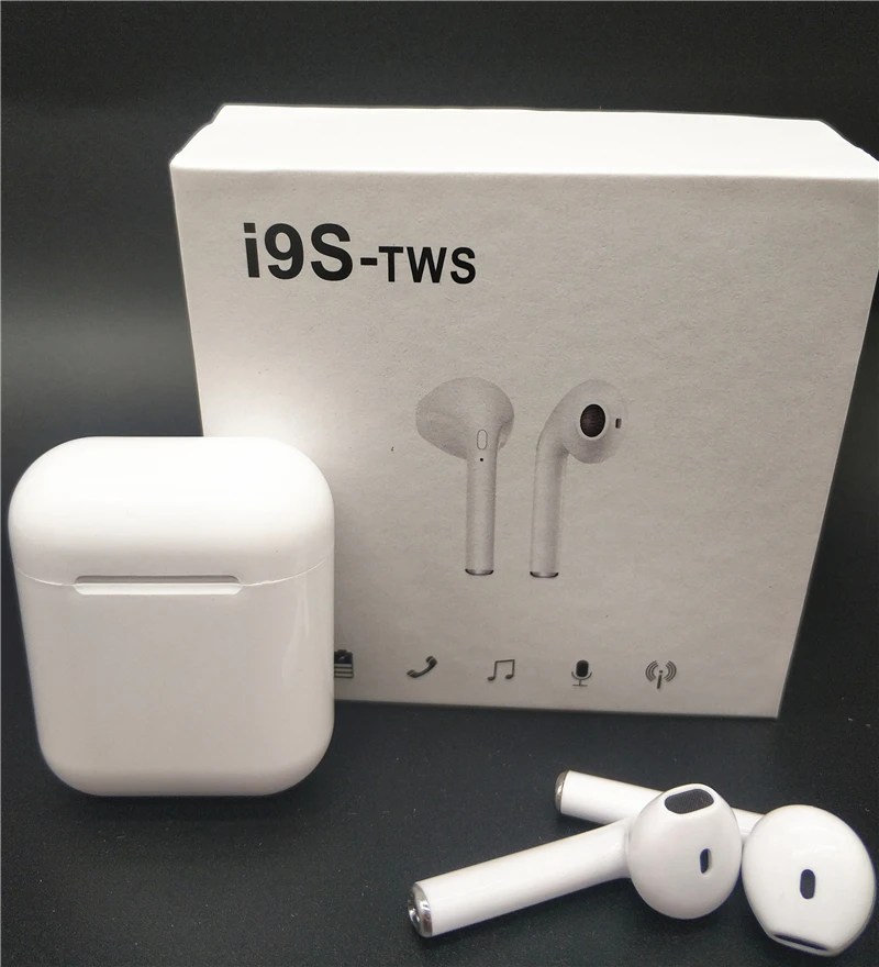 I9S TWS 5. 0 беспроводные bluetooth наушники портативные i7s невидимая гарнитура для iPhone XS