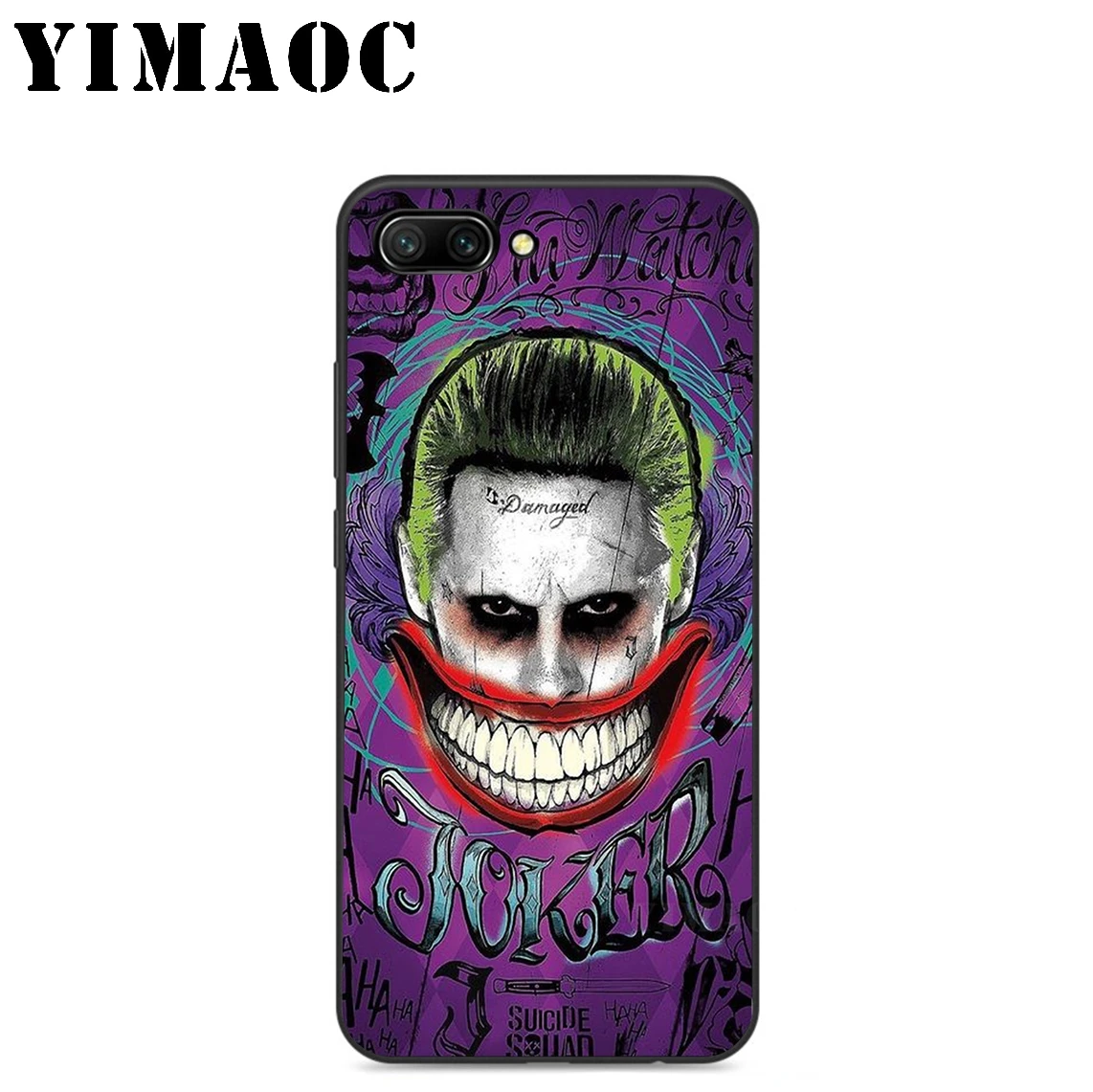 YIMAOC Suicide Squad Joker Soft Silicone Case For Huawei Honor Mate 10 P20 P9 P8 Smart Y6 6A 7A 7X 7C Pro 2017 2018 Lite |