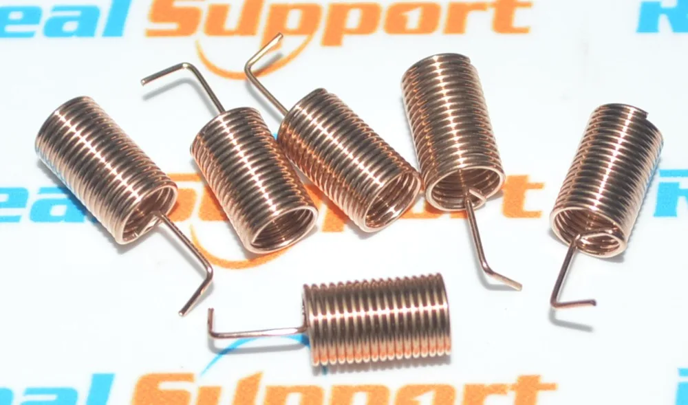 

10PCS/LOT 433M spring antenna 433MHZ copper built-in antenna
