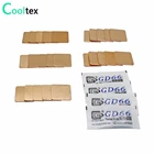 Медная Прокладка для радиатора, 25 шт., 5 моделей, 20 мм х 20 мм, термопрокладка для ноутбука, GPU, чипа процессора, охлаждения медных листов