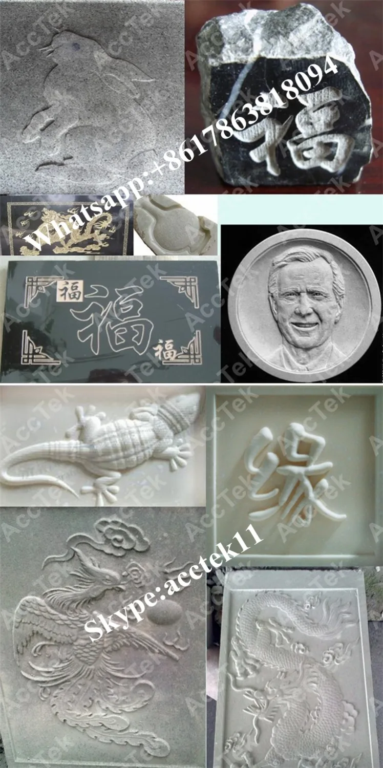 2018 новая модель гранита 3 оси камня гравировки cnc маршрутизатор 1325 по разумной