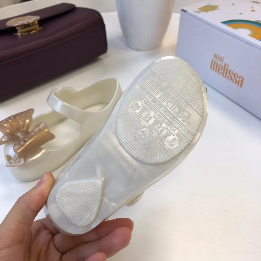 Прозрачные сандалии для девочек детская пляжная обувь маленьких Melissa 2019 | Мать и