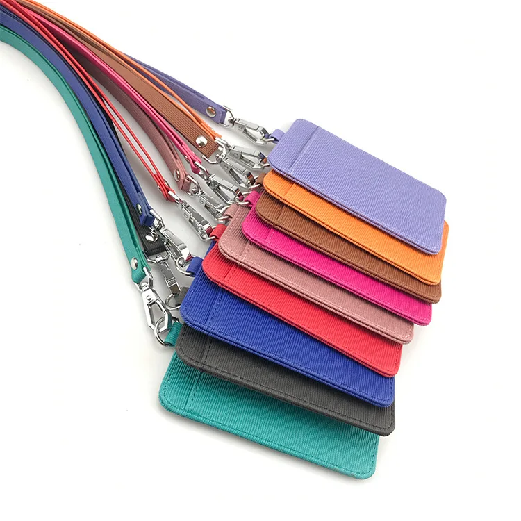SFP-91-purple Женский конфетный кожаный держатель для карт, студенческий автобус, Чехол для карт, ремешок для девушек, милый кролик, на дверь, для работы, удостоверения личности, значок для карт, чехол - Цвет: SFP-91-purple