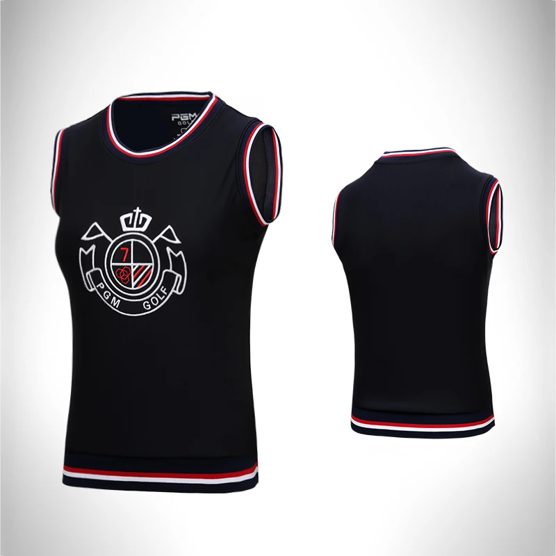 

New Autumn Vest Women Tops Golf Shirt Clothes Sports Sleeveless Polo Tshirt College Style Korean Sportswear