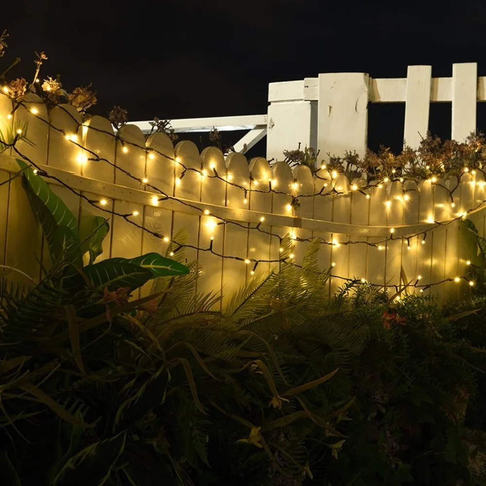 Waterproof Small Cute Bulb Party Atmosphere Solar light String Yard Garden Grass Lawn Tree Bush Fence Decorative Led | Освещение