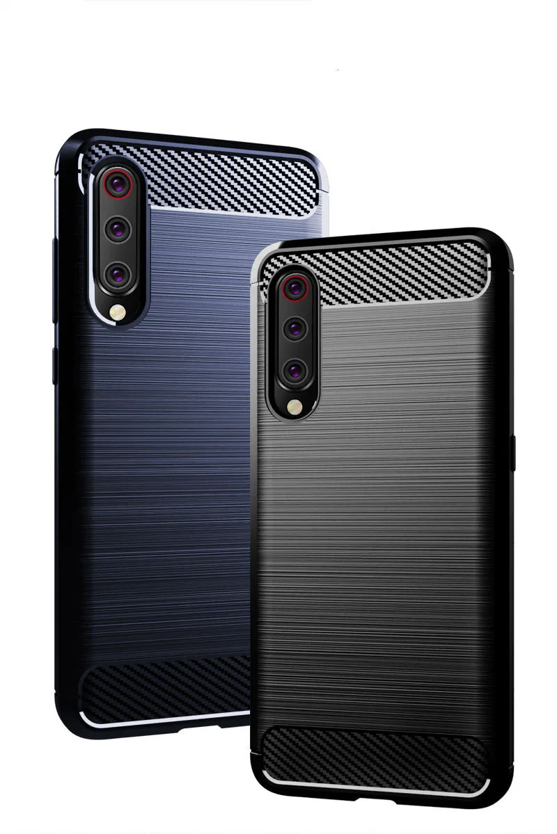 Чехол для Xiaomi Mi 8 Mi9 lite чехол SE мягкий из углеродного волокна телефона Mi8