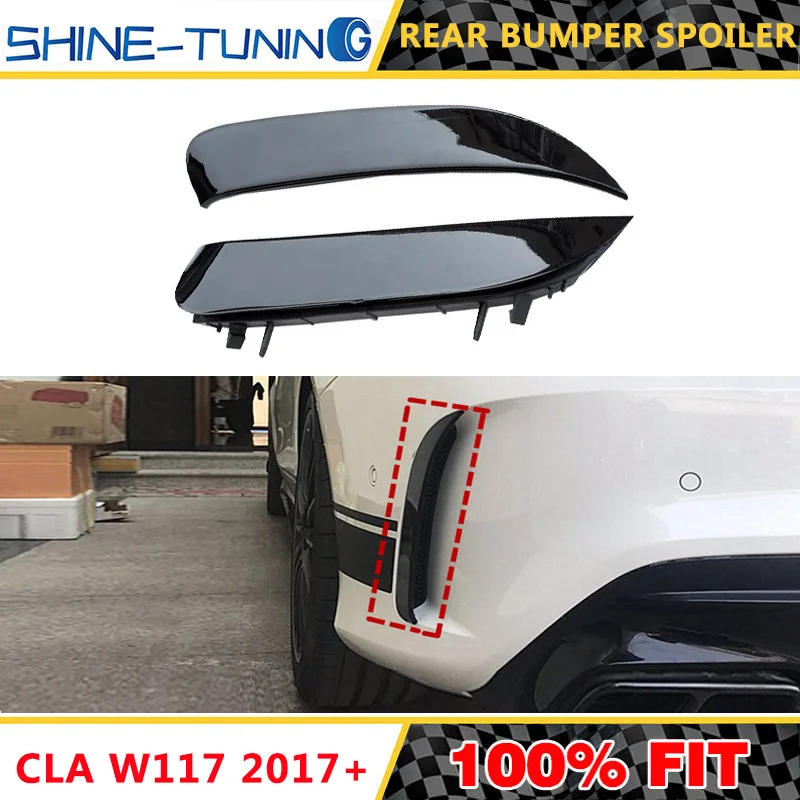 Для нового CLA класса W117 спойлер заднего бампера aero комплект лезвие CLA200 CLA250 CLA220(с спортивным бампером