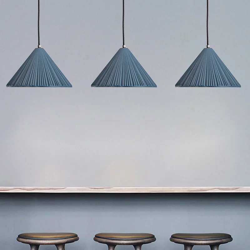 Dining table bar creative single head resin chandelier post modern minimalist pendant lamp | Лампы и освещение