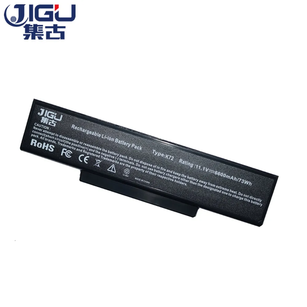 JIGU 9cell Laptop battery A32 K72 for Asus A72 A72D A72DR A72J K72D K72F K72J K72JA K72S|battery a32-k72|laptop batterylaptop asus |