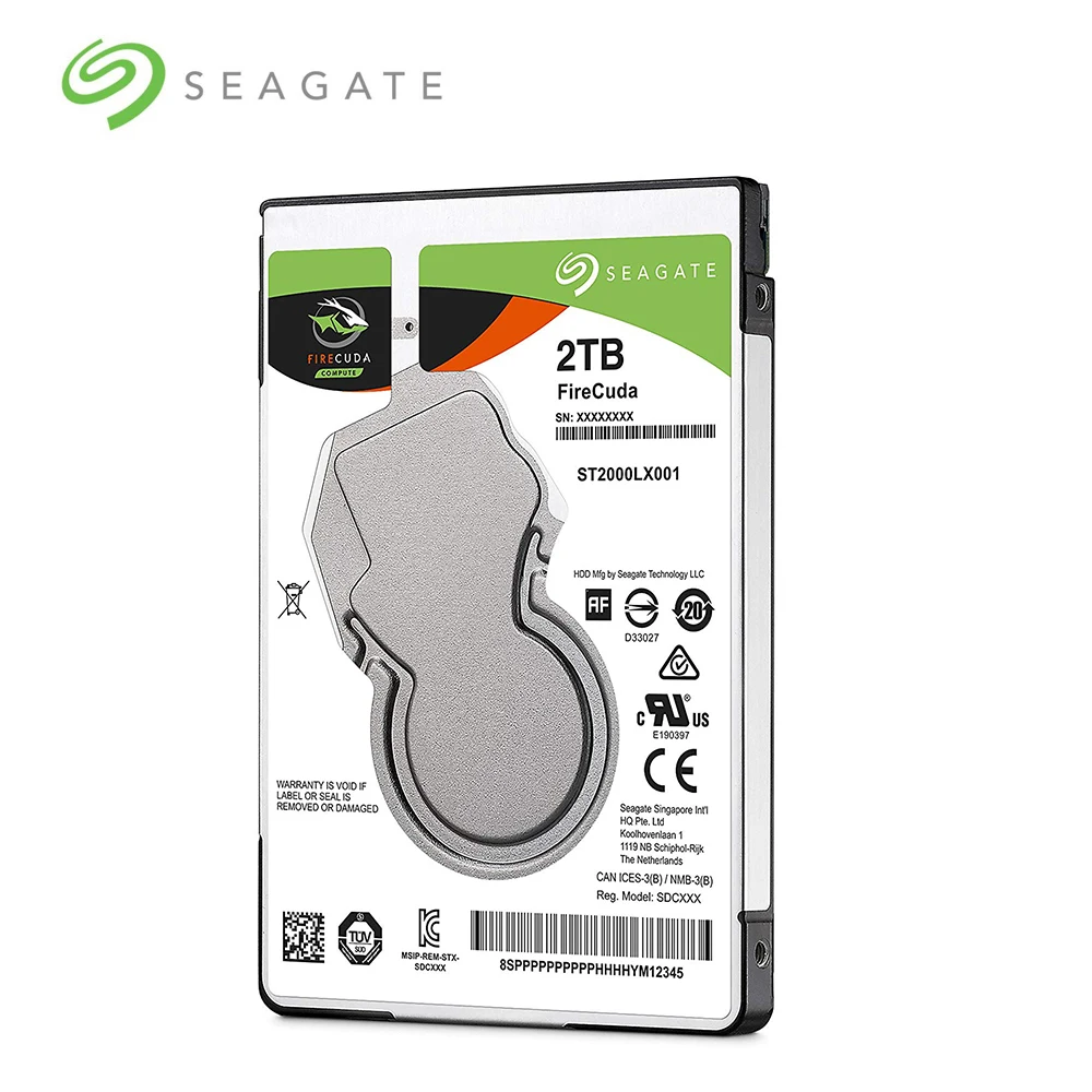Игровой жесткий диск Seagate 2 ТБ FireCuda 6 ГБ/сек. SATA 8 Гб |