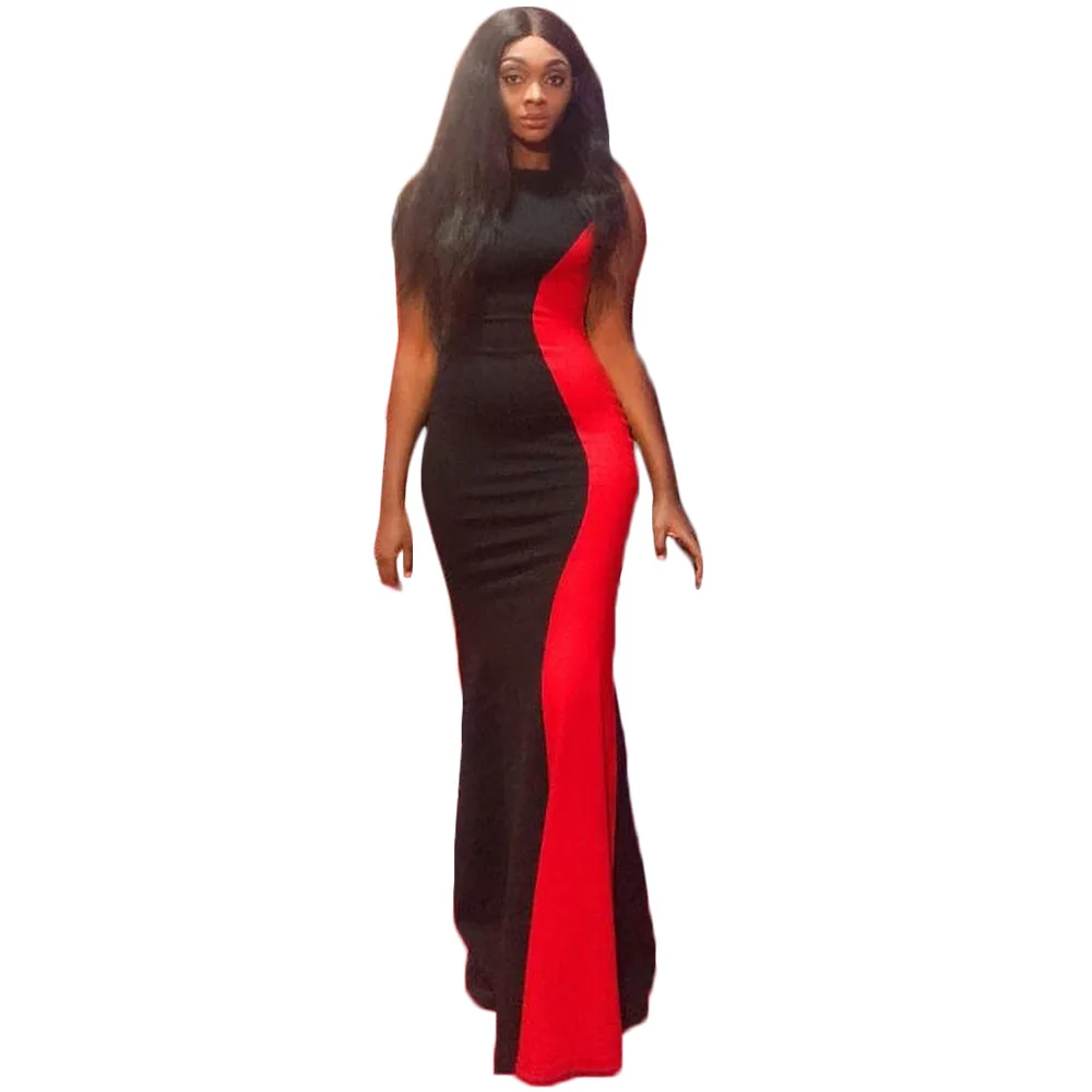 Платье в стиле пэчворк летние облегающие платья без рукавов модное женское