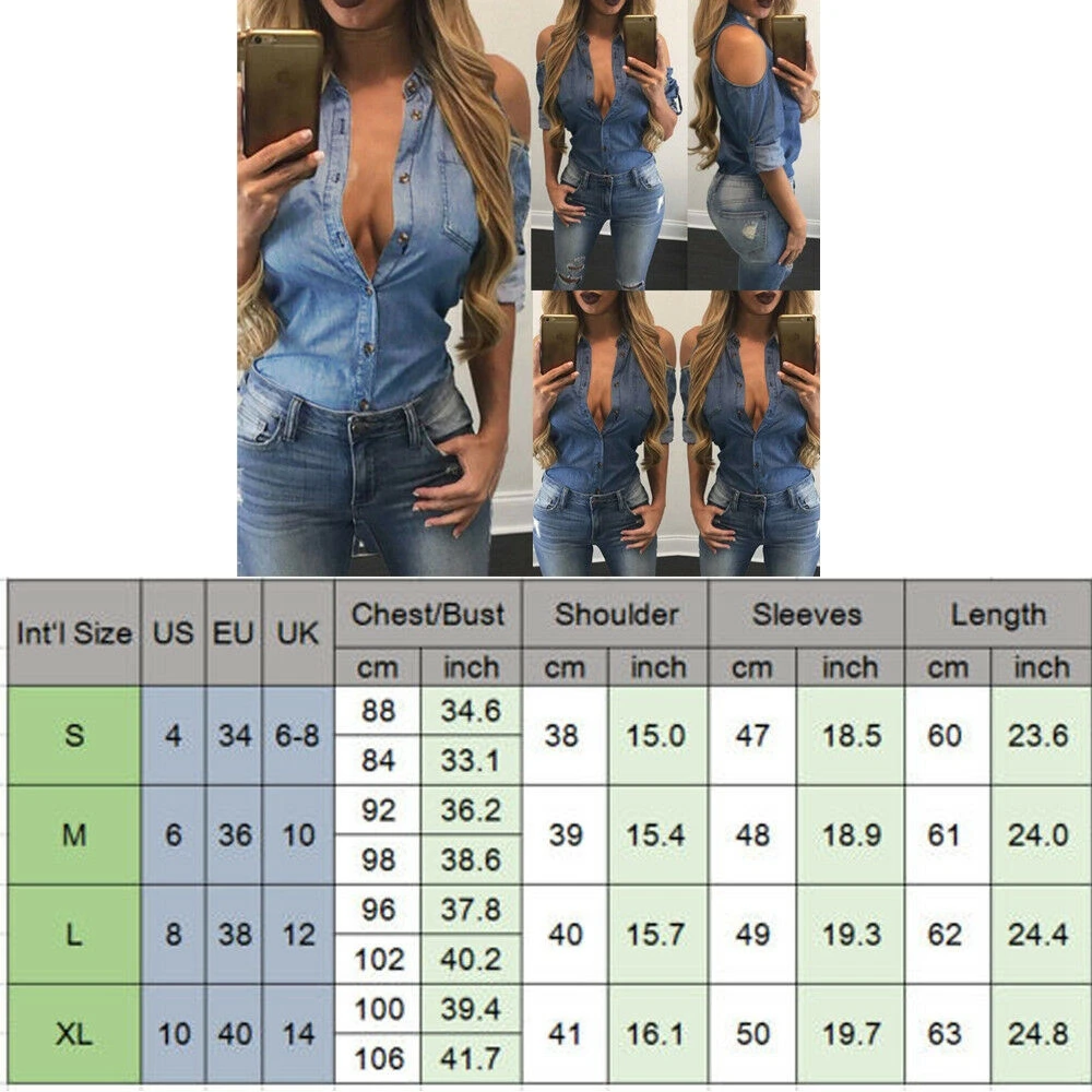 Женская винтажная Джинсовая блузка Повседневная пикантная рубашка с длинным