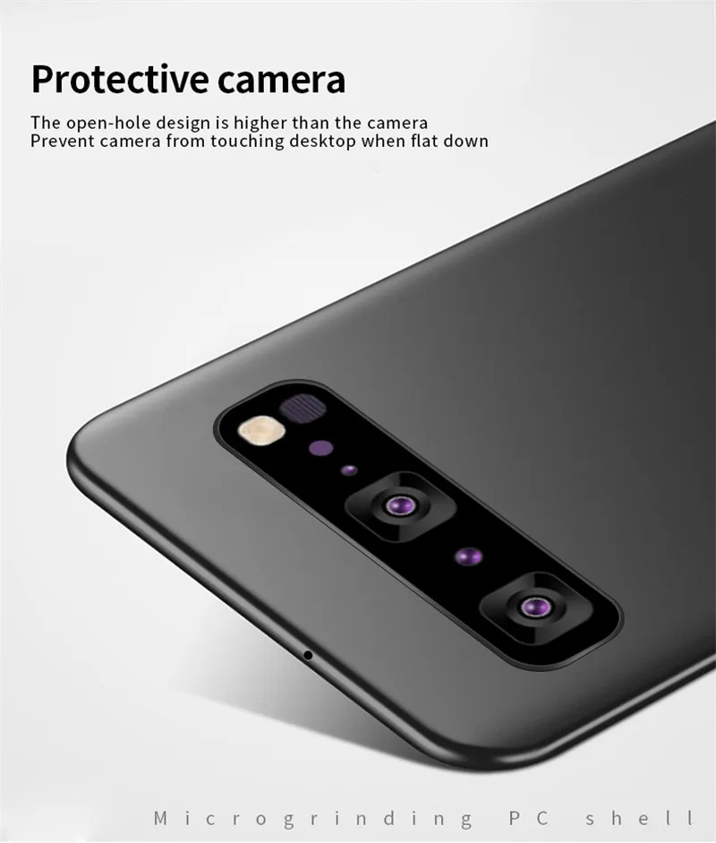 Чехол для Samsung Galaxy S10 5G роскошный Ультратонкий гладкий жесткий чехол |