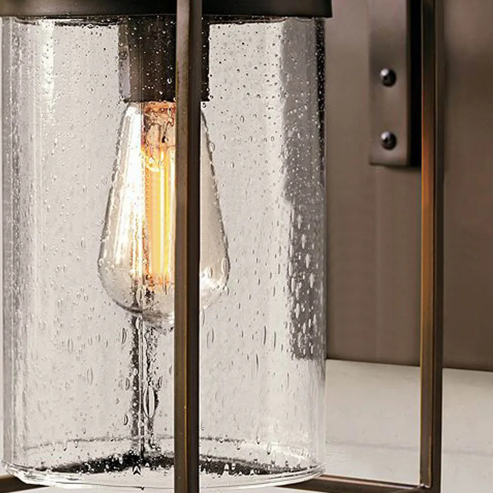 Черная клетка для птиц настенная лампа освещение антикварная Американская