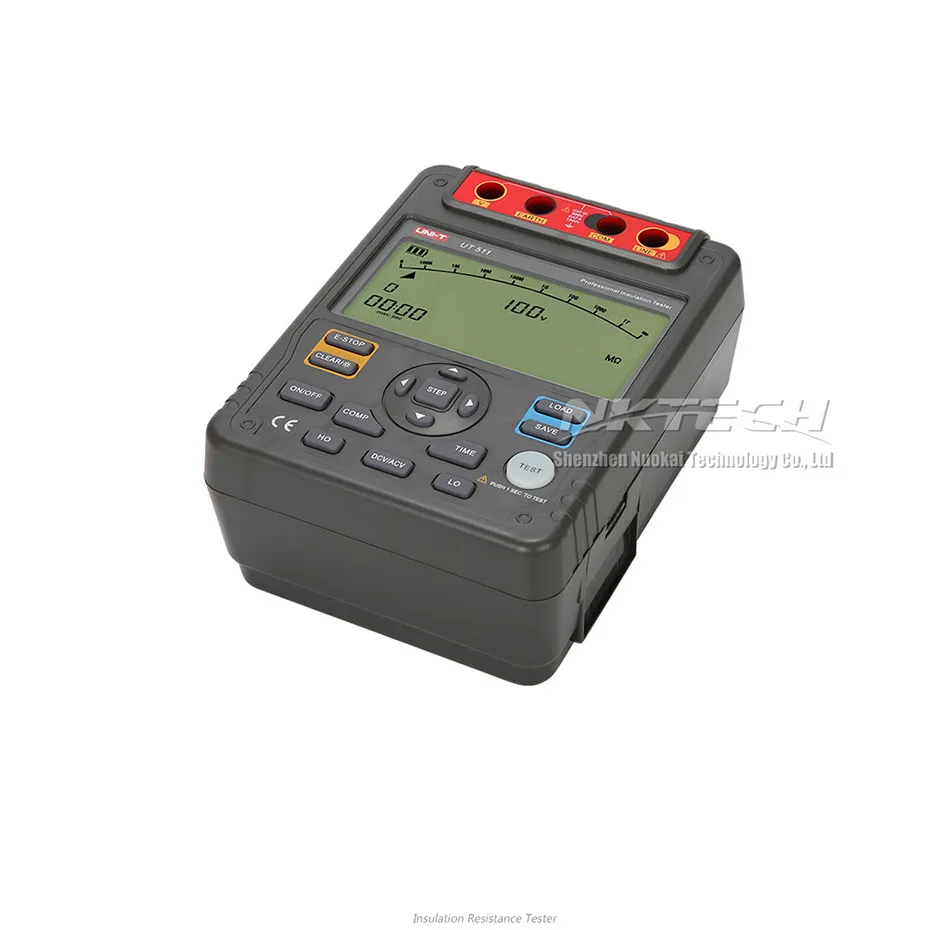 UNI-T UT511 1000V мегомовый тестер с низким сопротивлением заземления и изоляции