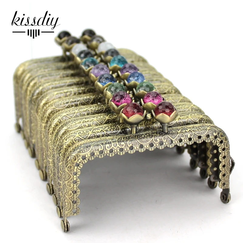 Рамки для кошелька KISSDIY из искусственной бронзы под старину 10 шт. 8 5 см 3 дюйма|coin