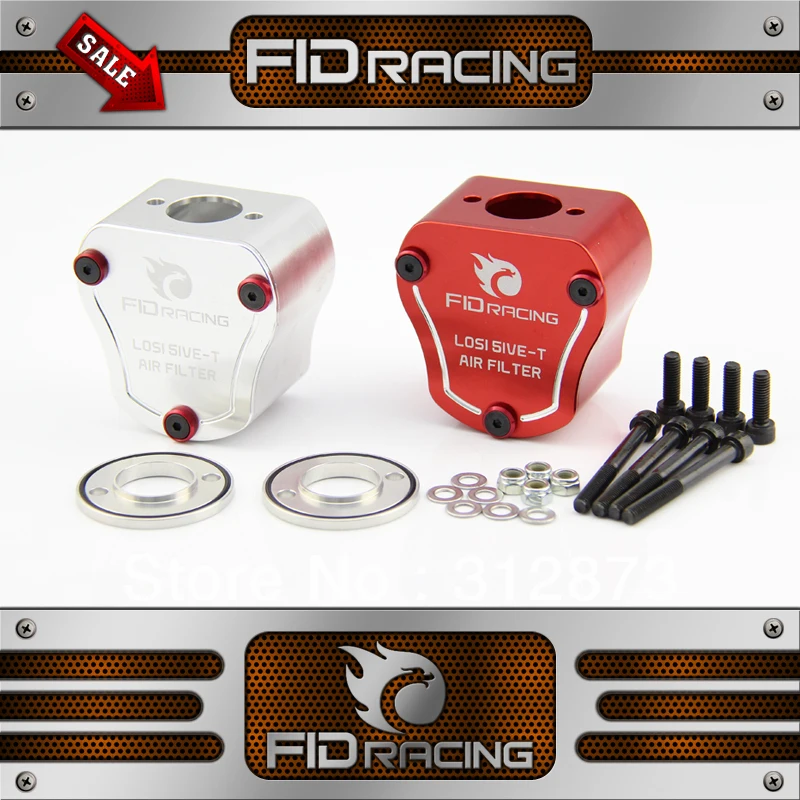 Воздушный фильтр FIDRACING из алюминия обработанный на станке с ЧПУ 0 -90 градусов для