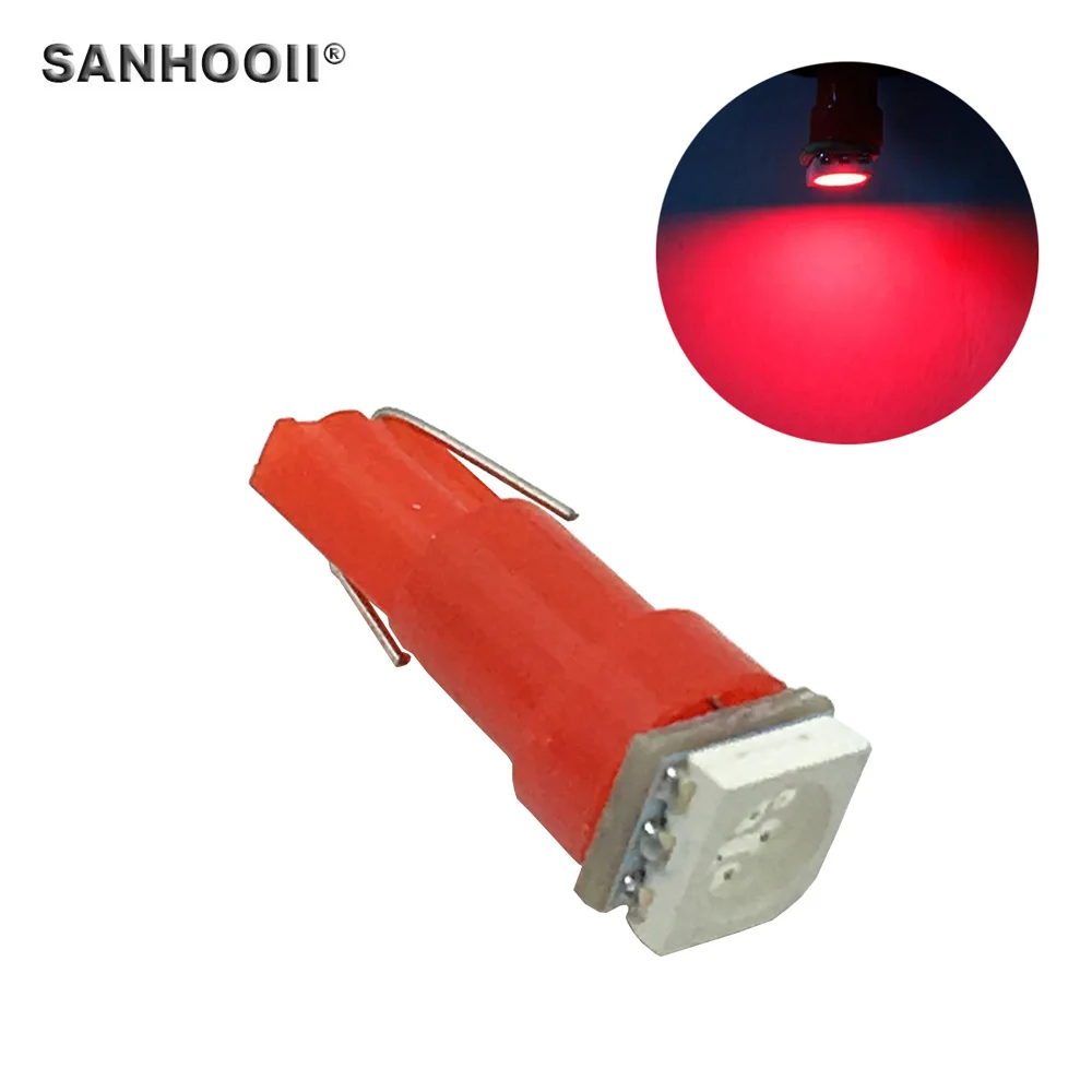1 шт. автомобильная светодиодная лампа T5 5050 1SMD|Сигнальная лампа| |