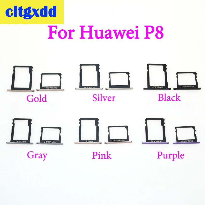 Cltgxdd 1 комплект новый для Huawei P8 лоток sim-карты и карт памяти Micro SD слот адаптер