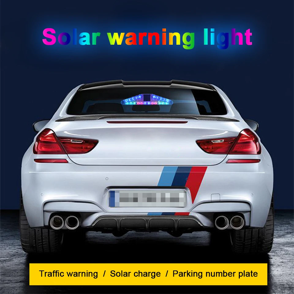 Atreus Автомобильный светодиодный стробоскоп для peugeot 307 Citroen c4 c5 аксессуары для Chevrolet Cruze парковки наклейки с цифрами Солнечная сигнальная лампа