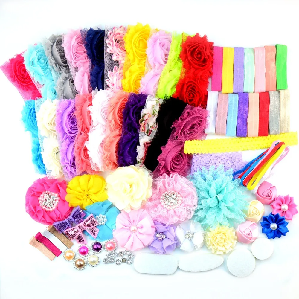 DIY Headband Making Kit Shabby Chic Country Meadow Collection girl Shower Station | Аксессуары для одежды