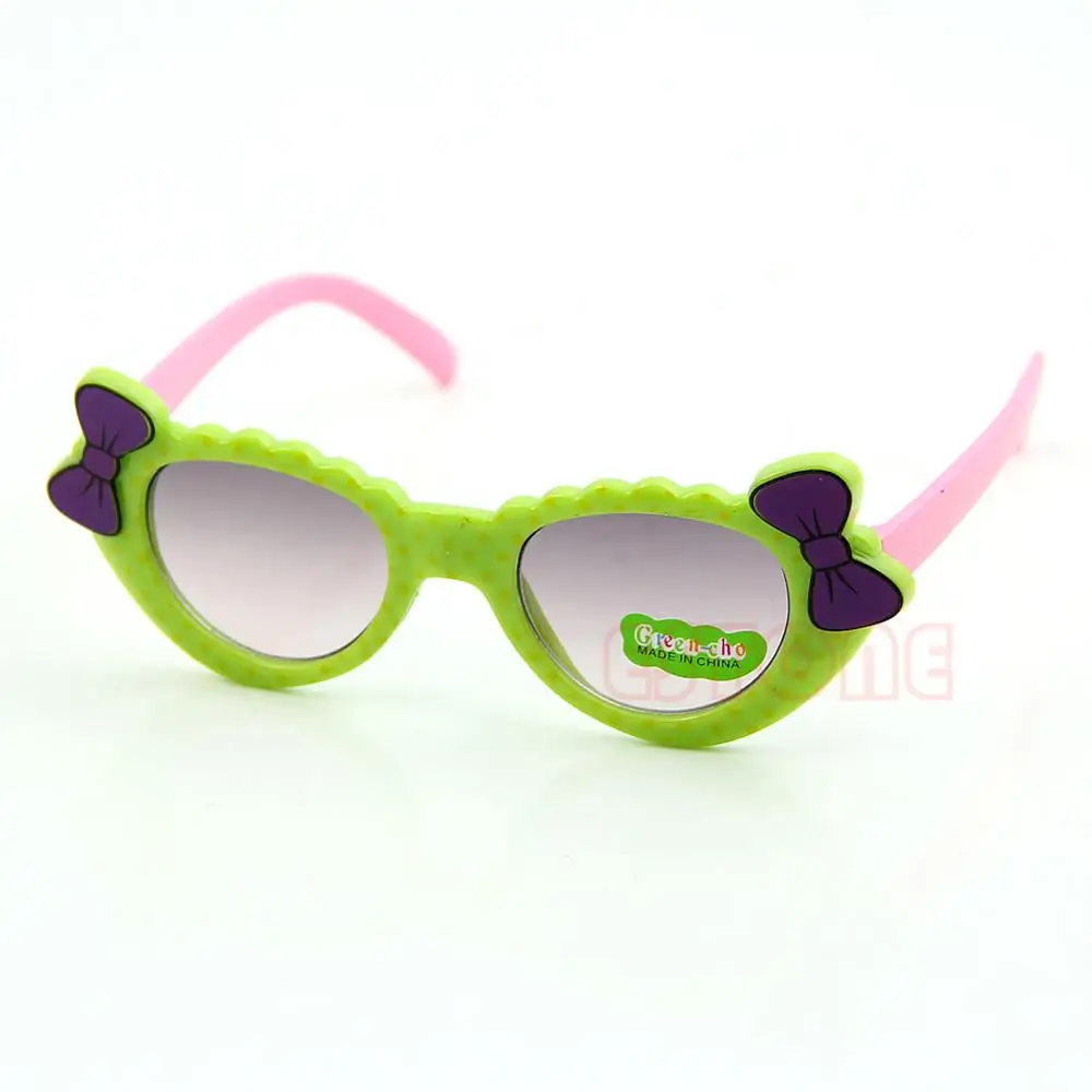 Прекрасный Bébé Garçons Filles lunetes De Soleil Pour Enfants Verre Noeud UV 400|Женские солнцезащитные очки| |