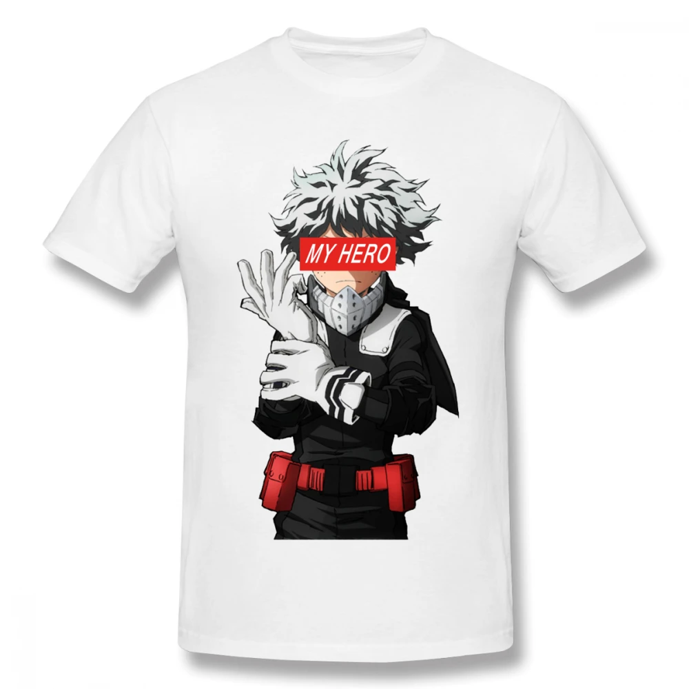 Hypebeast Midoriya мой герой Академии футболка для мужчин плюс размеры 4XL Лонгслив пары |