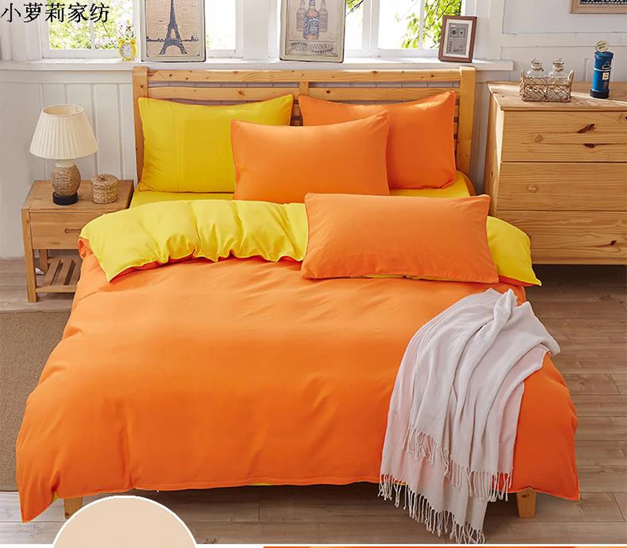 Набор постельного белья черного и красного цвета в стиле бохо пододеяльник