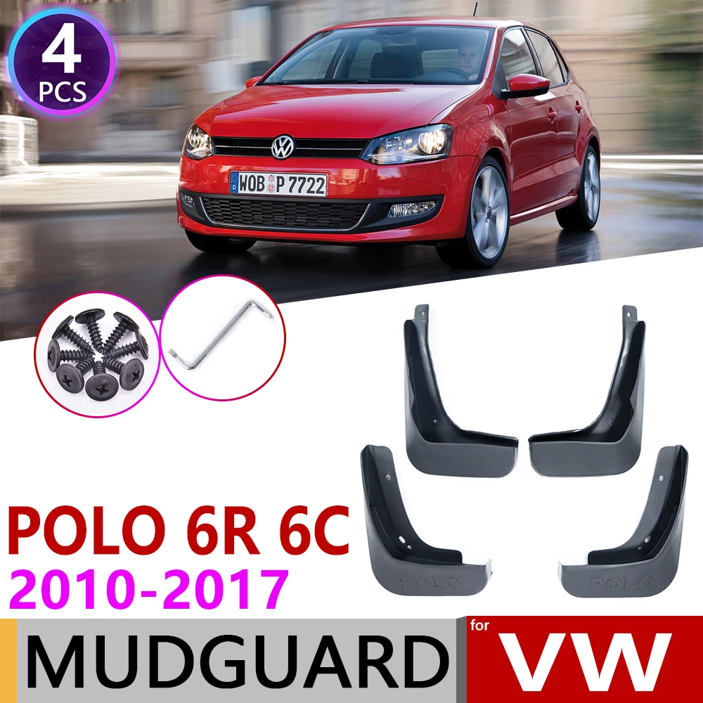 Для Volkswagen VW Polo 6R 6C 2010 ~ 2017 крыло брызговик аксессуары 2011 2012 2013 2014 2015 2016|Грязезащита|