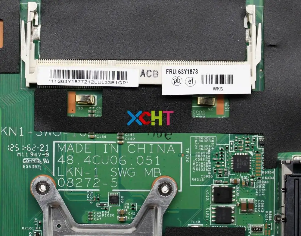 Для Lenovo Thinkpad T510 63Y1878 48 4cu06. 051 w NVS 3100M 512M GPU QM57 материнская плата для ноутбука ПК