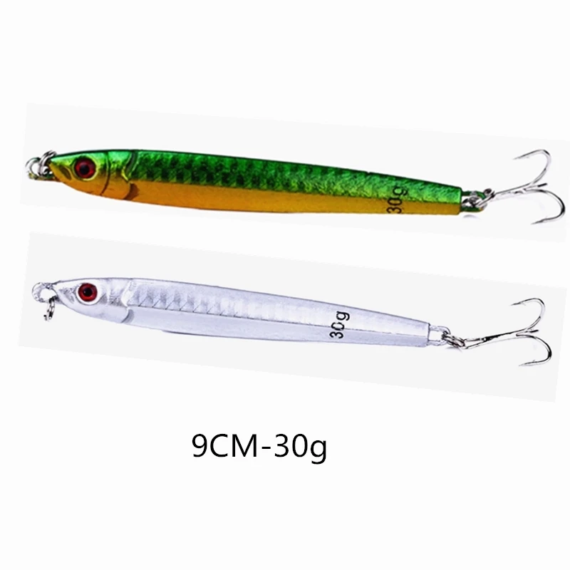 9 см/30 г металлическая ложка приманка для ловли морской рыбы наживка рыбалки