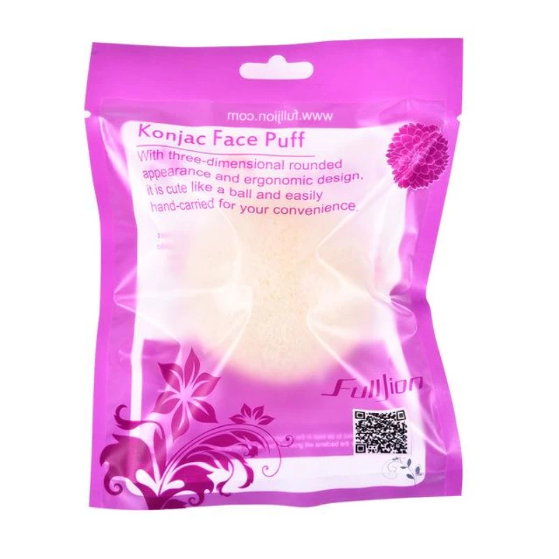 Круглая форма спонж Конняку Konjac Губка косметический спонж натуральная губка для очистки лица приспособление для очистки лица промывочный смыватель Глубокая очистка