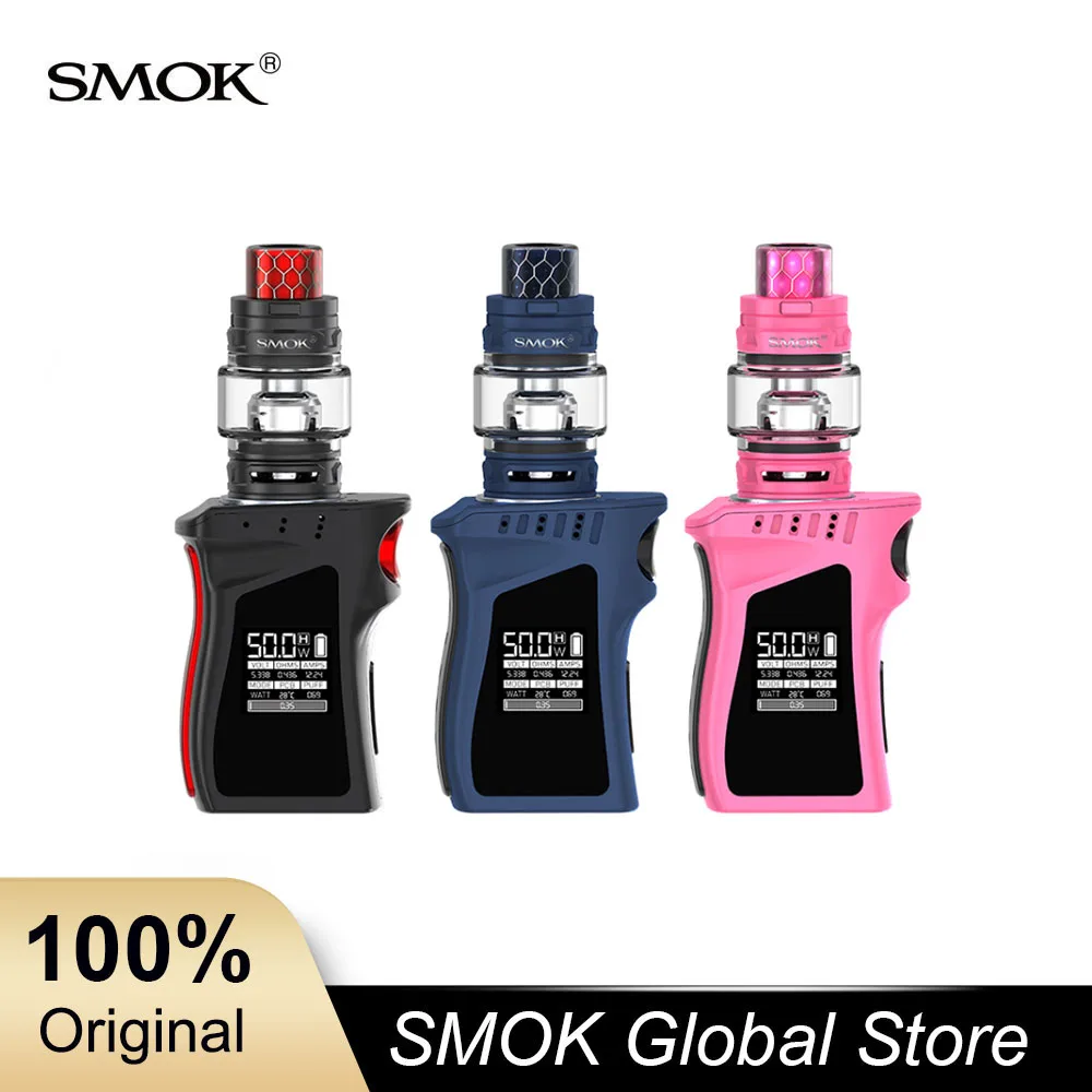 SMOK Mag детский 50 Вт TC комплект испаритель с TFV12 Принц 1600 мАч батарея Кобра капельный