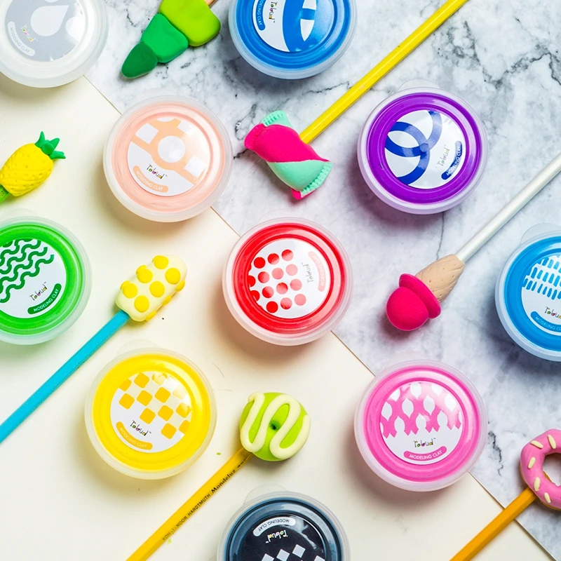 Robud ультра легкая глина Пластилин Нетоксичная красочная ручной работы грязь 6