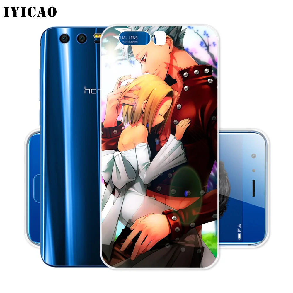 Мягкий силиконовый чехол IYICAO Anime Nanatsu no Taizai для Huawei Y9 Y7 Y6 Prime 2018 Honor 8C 8X 8 9 10 Lite 7X 7C 6A 7A