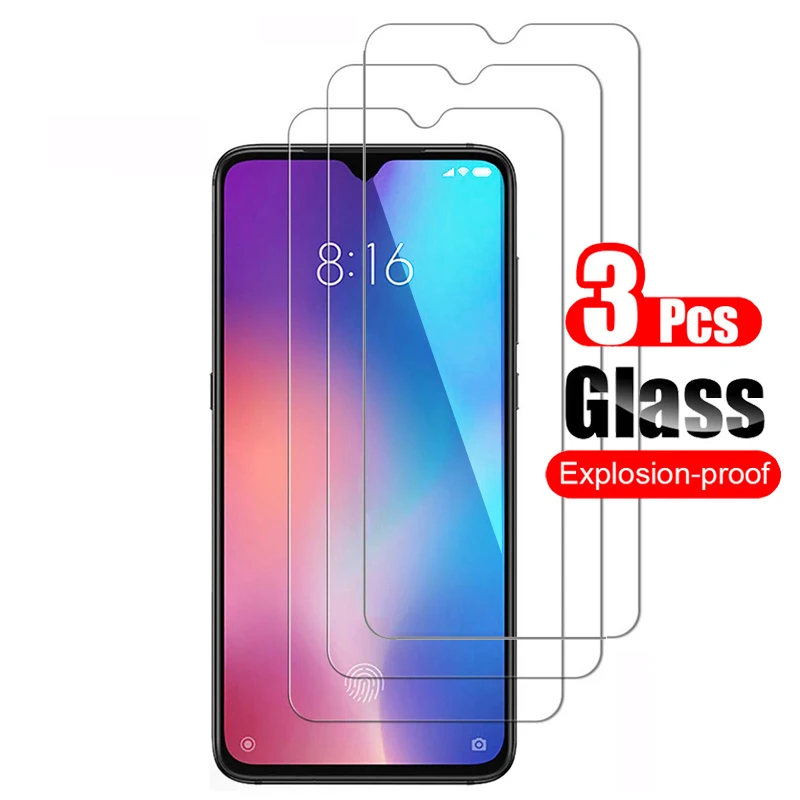 3 шт. закаленное стекло для Xiaomi mi 9 SE защиты экрана Защитная стеклянная пленка
