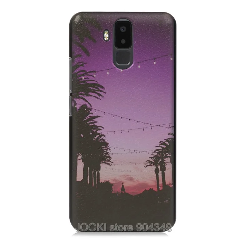 1 piece Case Чехол JOOKI с цветочным принтом Vernee X, жесткий пластиковый чехол s для Fundas Vernee X, чехлы для мобильных телефонов 6,", тонкая задняя крышка с принтом - Цвет: 1 piece Case
