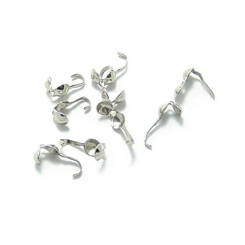 Металлические обжимные колпачки золотого цвета 100 шт. зажимы для проводов и ниток