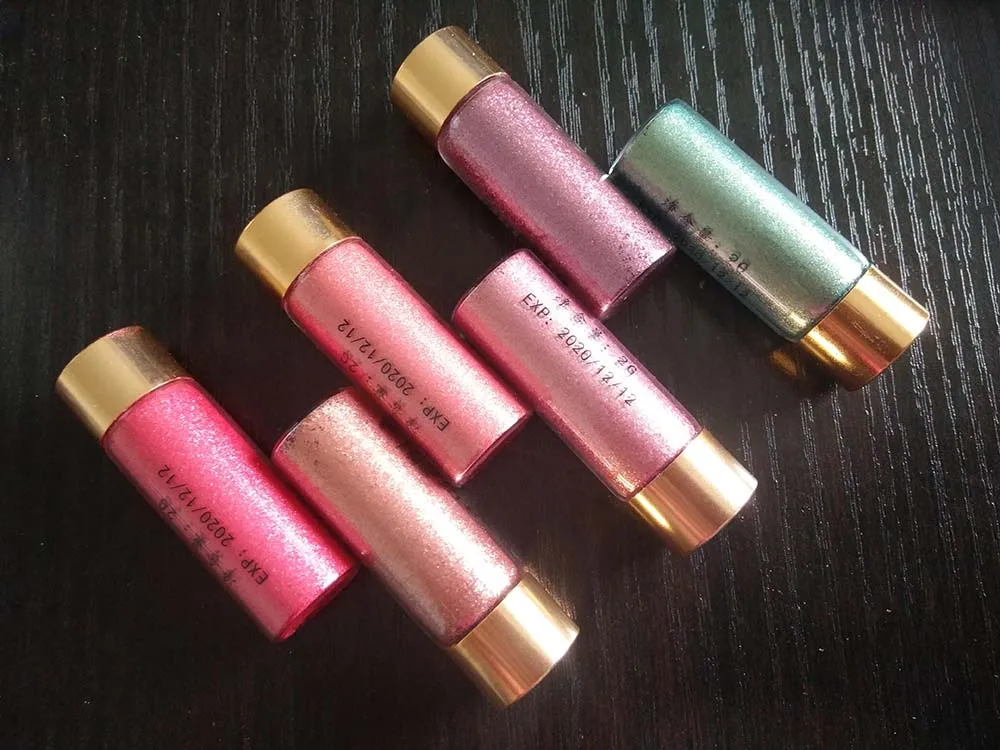 Мерцающие тени для век Calance 6 цветов водостойкие долговечные блестящие