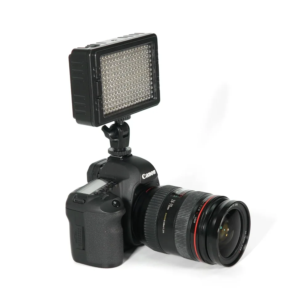 204 LED Dimmable Video Light Rechargable Panal (White &amp Warm Light) for DSLR Camera Videolight Wedding Recording | Электроника
