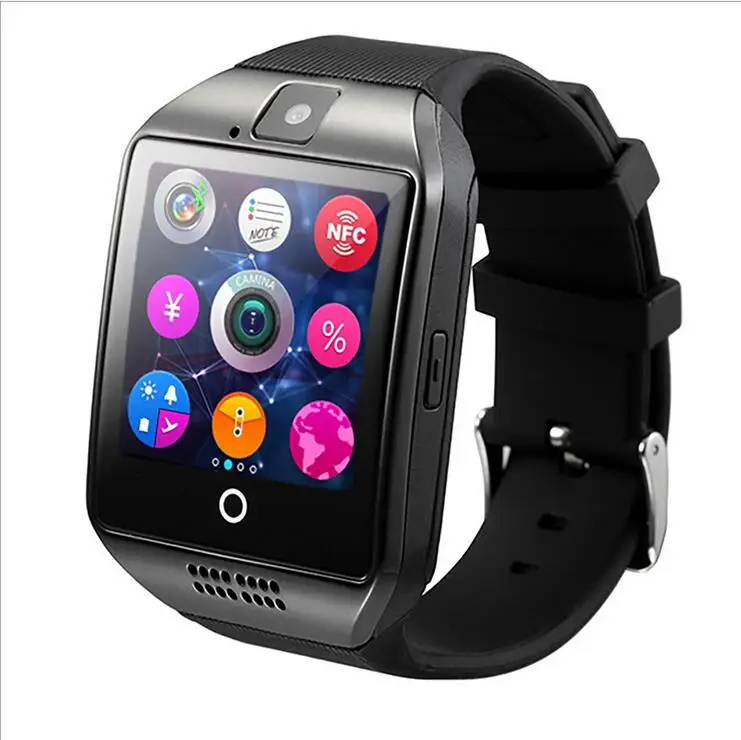 Smartch Новый Q18 умный Шагомер часы с сенсорным экраном камера TF карта Bluetooth smartwatch для