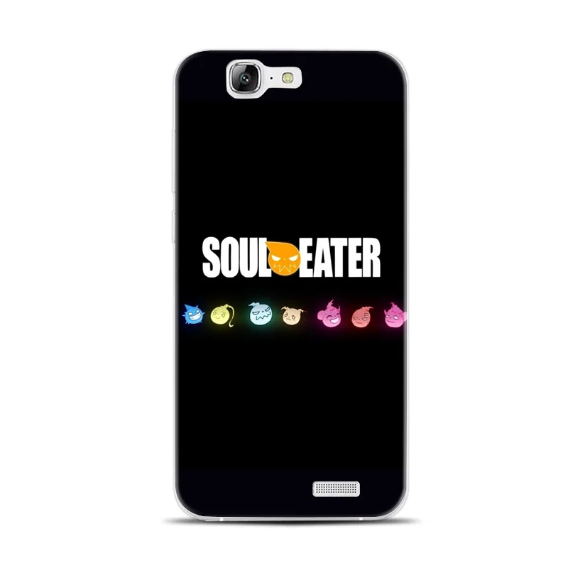 H250 Soul Eater Прозрачный Жесткий Тонкий облегающий чехол КРЫШКА ДЛЯ huawei P8 P9 P10 Lite плюс