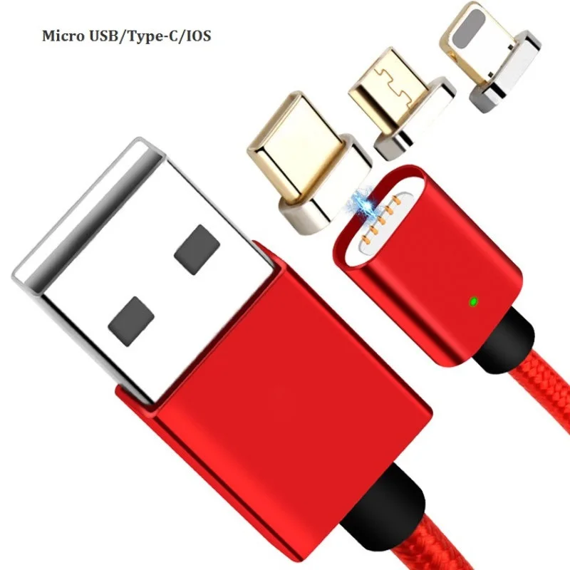 Магнитный кабель передачи данных для iPhone type C Android мобильного телефона магнитное