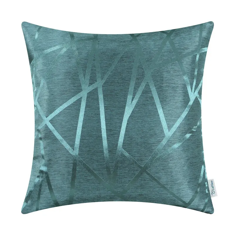 CaliTime Чехол на подушку с обеих сторон современные треугольники геометрические 18